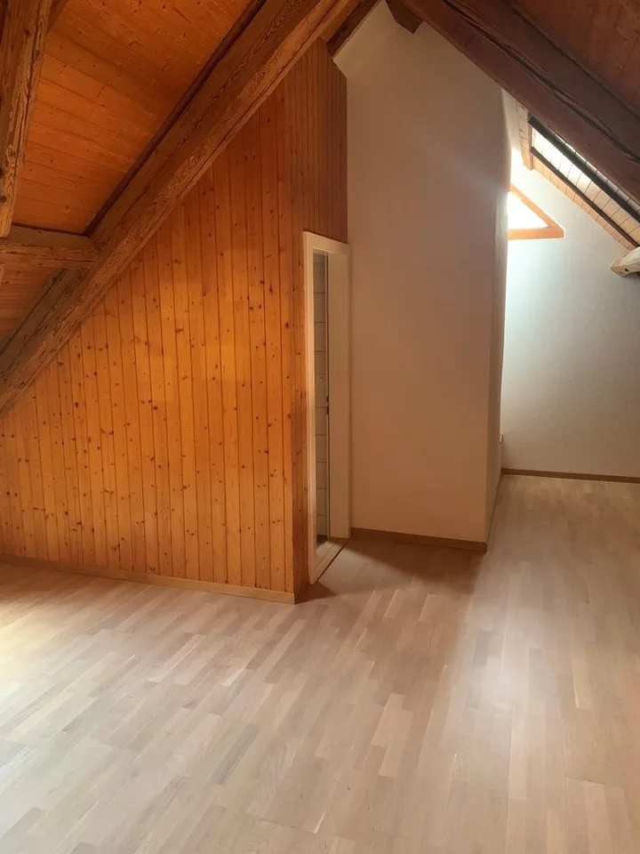 Ottimo appartamento mansardato con galleria in una zona tranquilla in affitto
