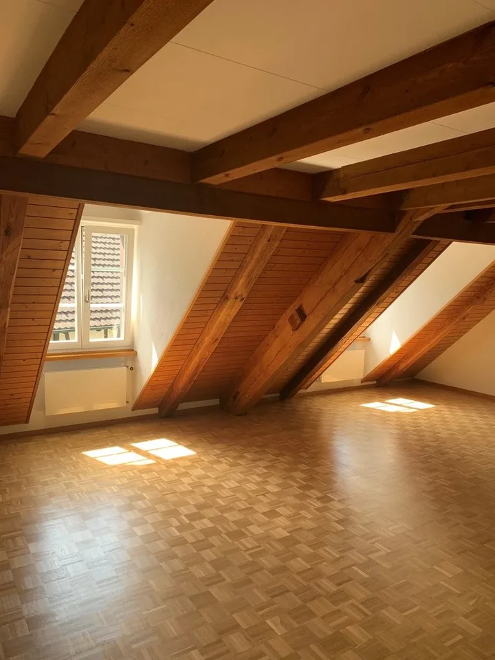 Ottimo appartamento mansardato con galleria in una zona tranquilla in affitto