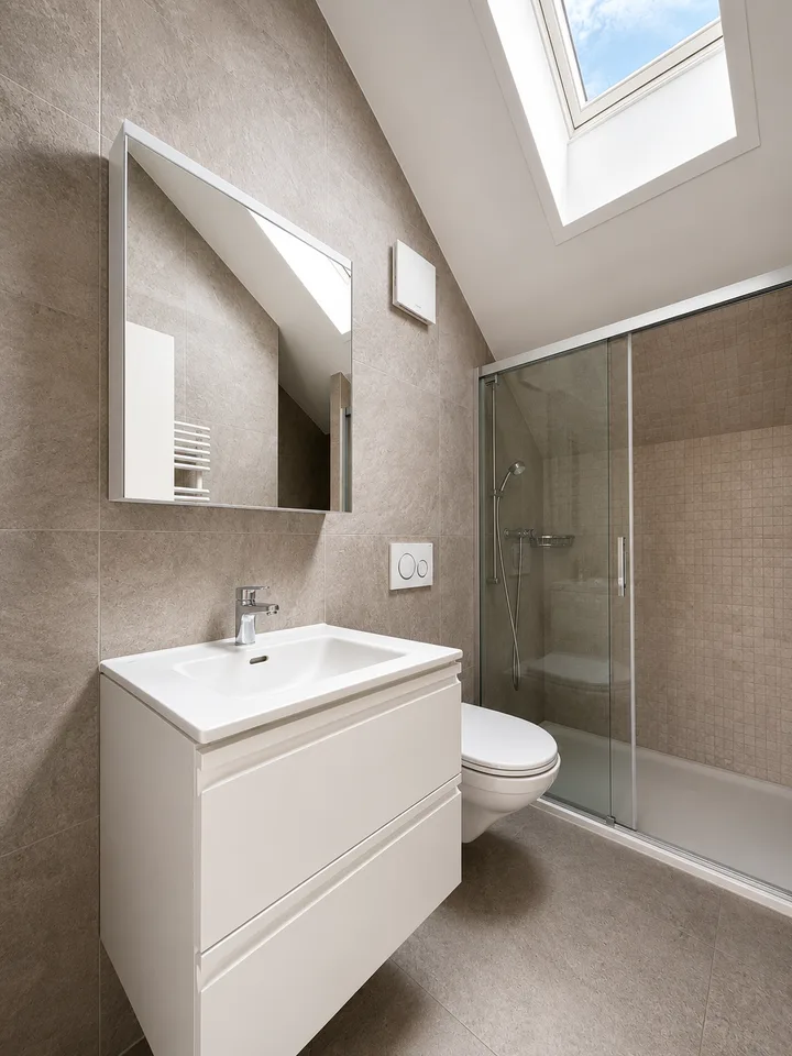 Charming 2.5-room apartment on the top floor in Givisiez
