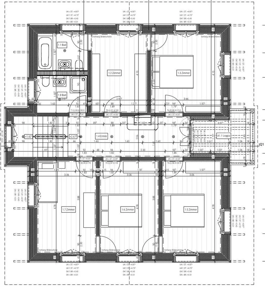 Attraktive 6.5-Zimmer-Maisonettewohnung mit Galerie, privatem Bauerngarten und 3 Parkplaetzen