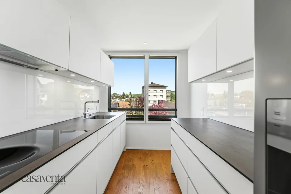 BANKENGEPRÜFT BESTÄTIGT Exklusive Attikawohnung mit traumhafter Aussicht über die Altstadt von Beromünster