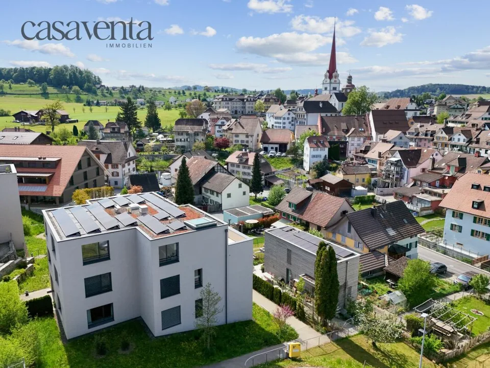 BANKENGEPRÜFT BESTÄTIGT Exklusive Attikawohnung mit traumhafter Aussicht über die Altstadt von Beromünster