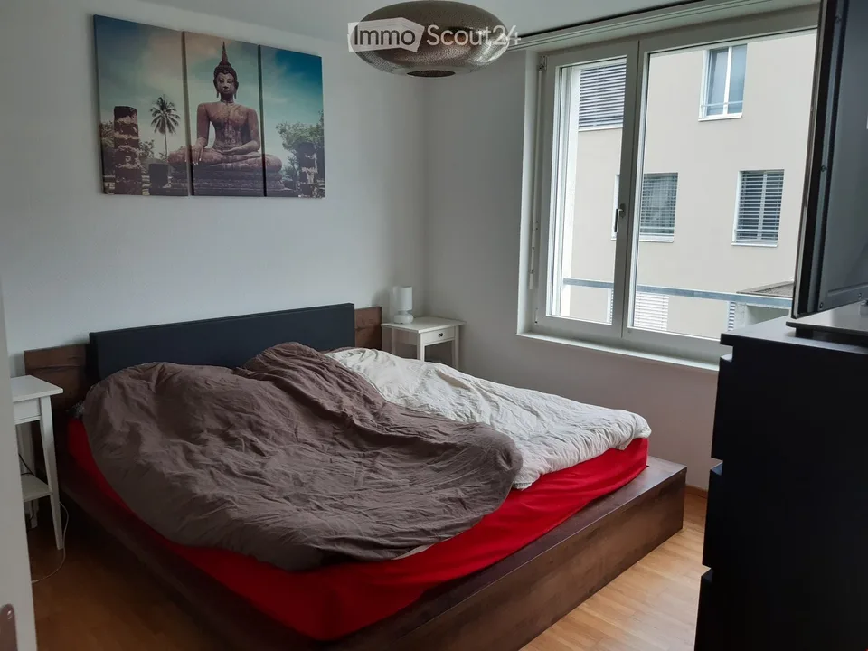 Helle 2 1/2 Zi-Wohnung mit gedecktem Gartensitzplatz - ca. 69 m2