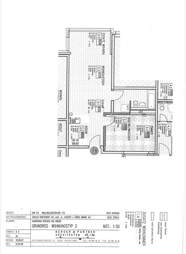 Appartement 2½ pièces lumineux avec belle soirée ensoleillée