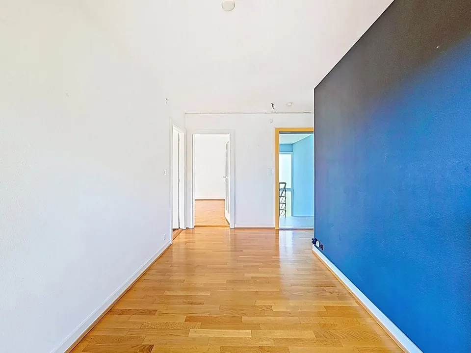 Schönes 5-Zimmer-Apartment im letzten Stock eines kleinen PPE
