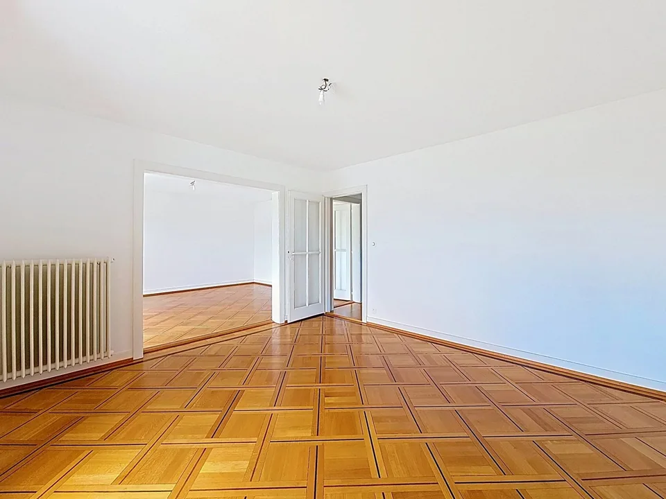 Schönes 5-Zimmer-Apartment im letzten Stock eines kleinen PPE