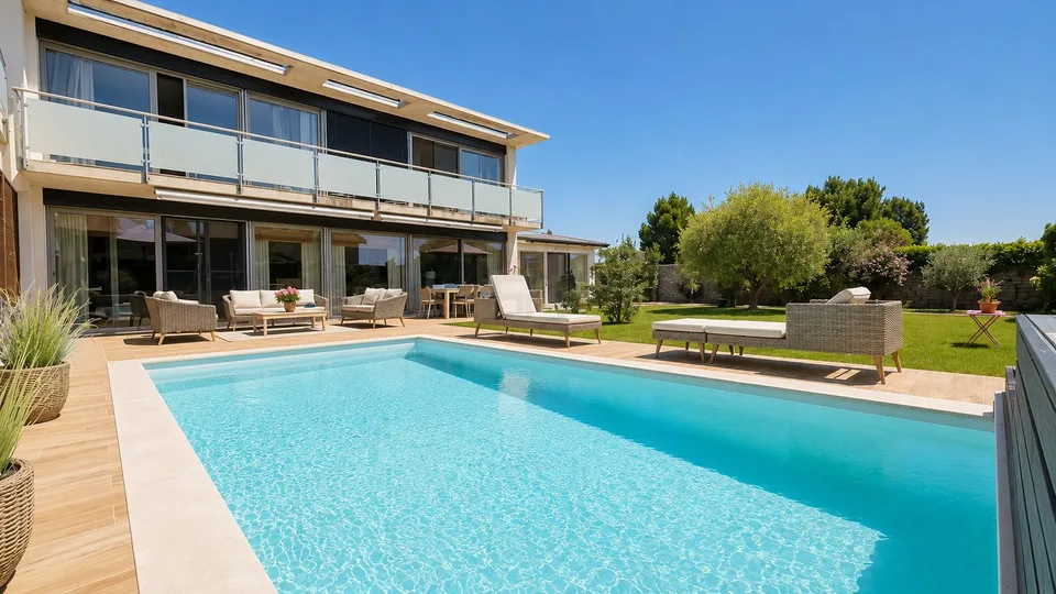 Villa contemporanea di prestigio alle porte di Ginevra – foto 1 di 18