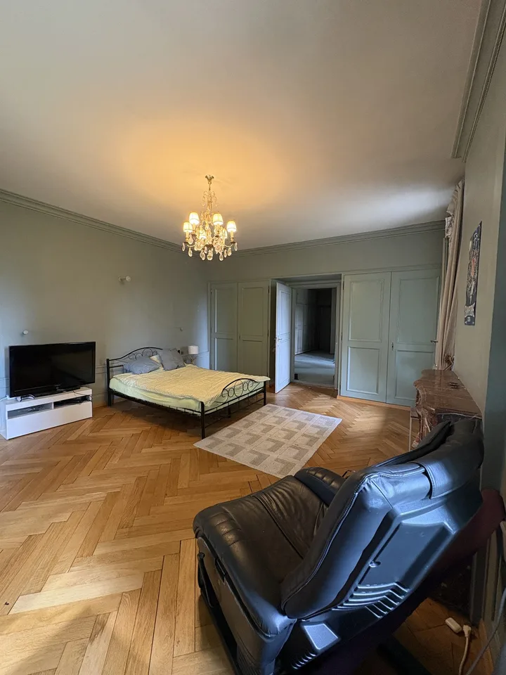 Character room - 40 m² - private bathroom in a castle
