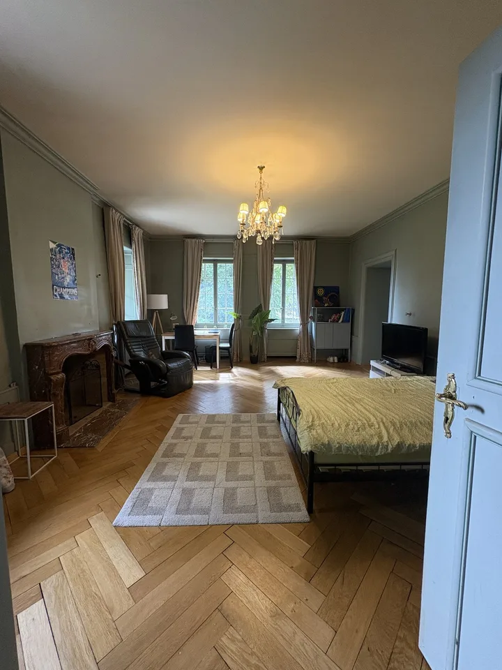 Character room - 40 m² - private bathroom in a castle