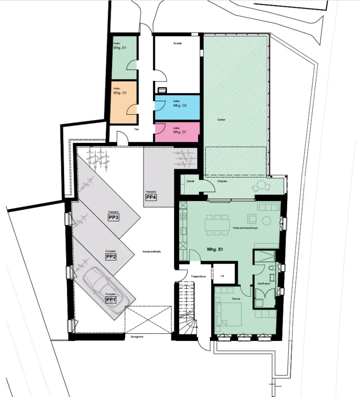Casa multifamiliare "Bachblick" - Piano superiore/Sottotetto