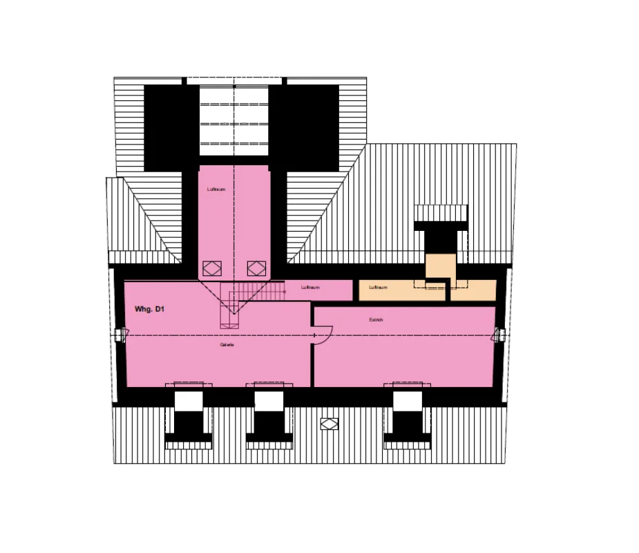 Casa multifamiliare "Bachblick" - Piano superiore/Sottotetto