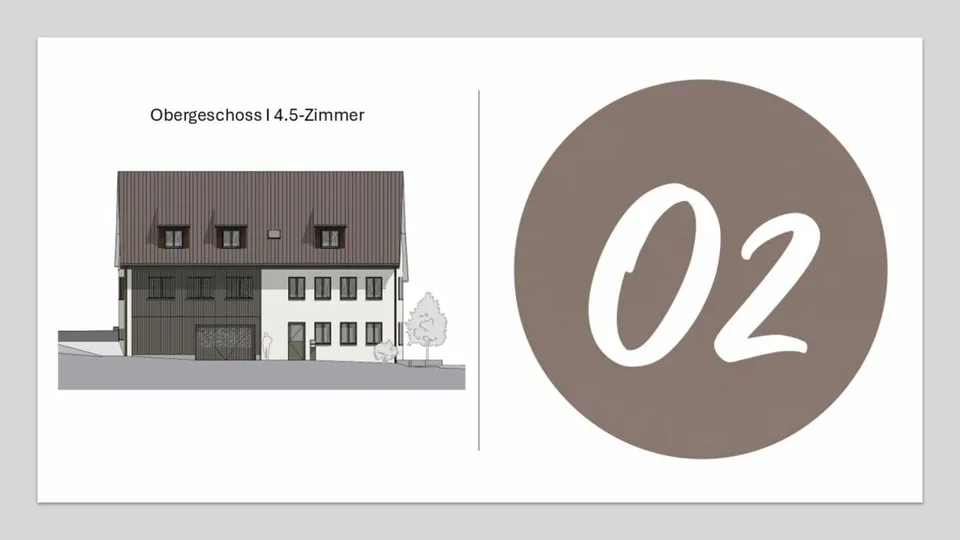 Mehrfamilienhaus "Bachblick" - Obergeschoss