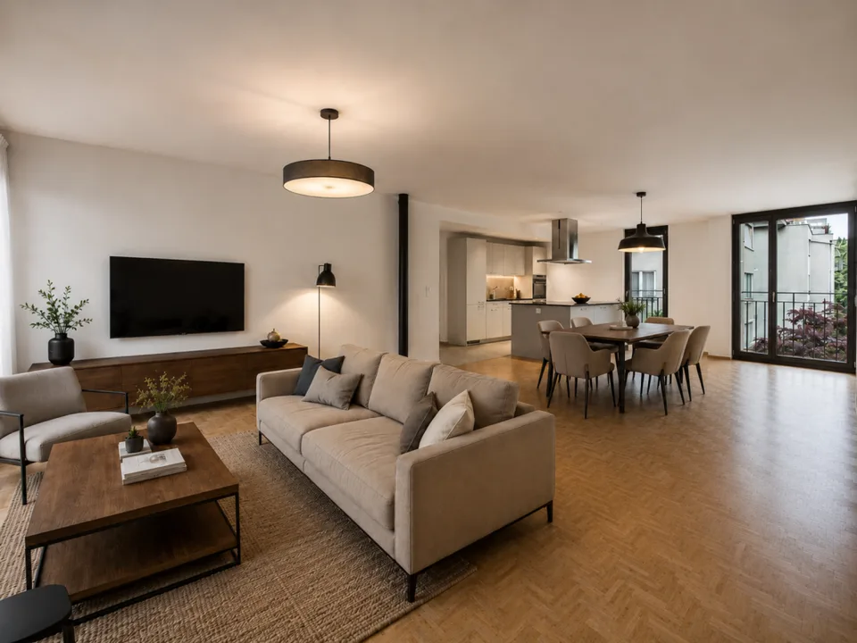 Erstbezug: Exklusive 4.5-Zimmer-Wohnung mit stilvollem Neubau-Ausbaustandard