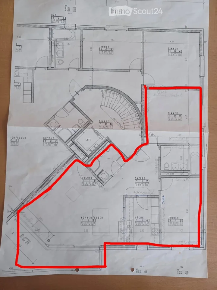 befristet zu vermieten helle 3.5-Zimmer-Wohnung mit Balkon und Lift