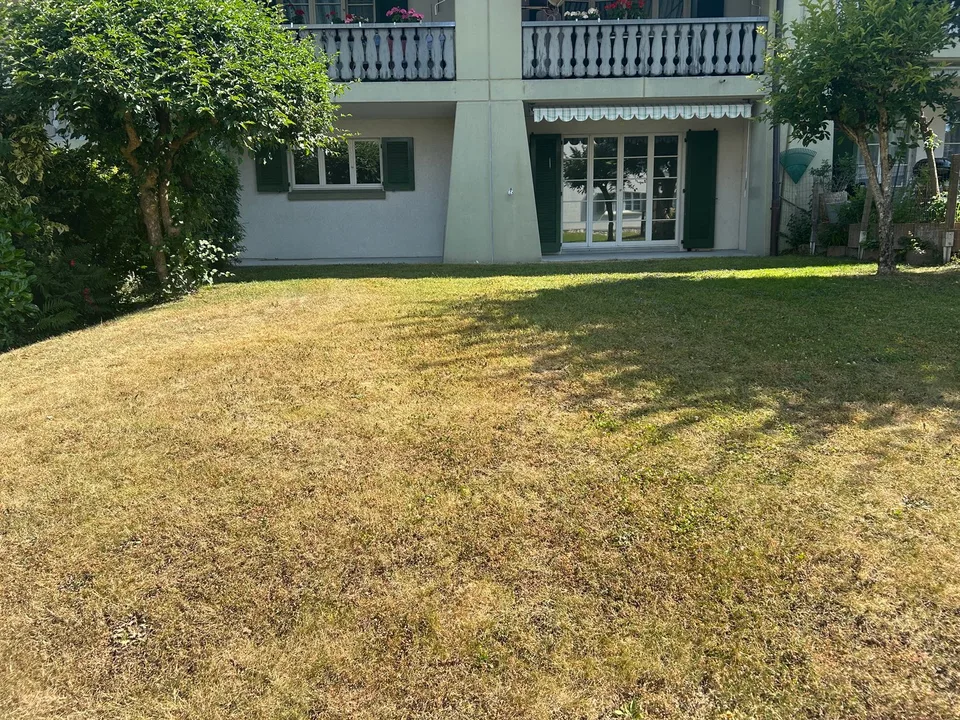 Frisch renovierte 3.5-Zimmer-Gartenwohnung an zentraler Lage