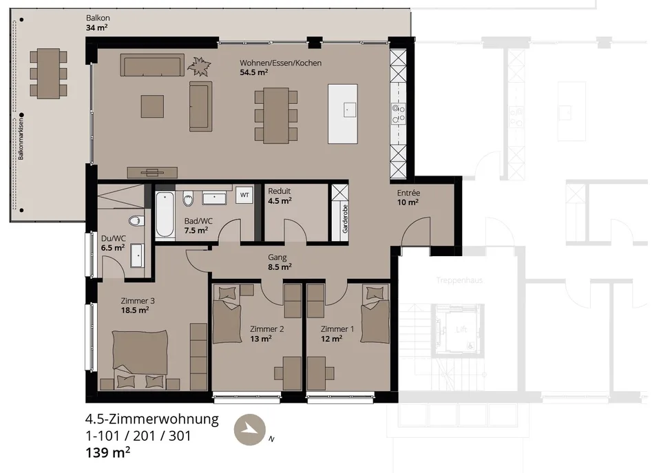 Plus point Fortimo - Apartment with Smart Home