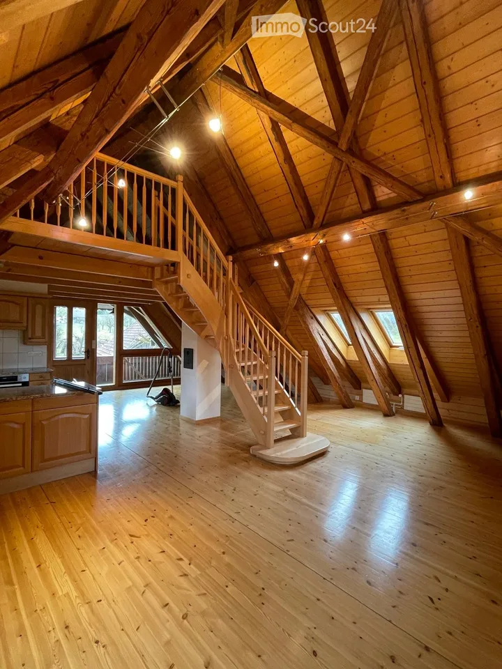 Charming 1.5-room attic apartment in Gasel
