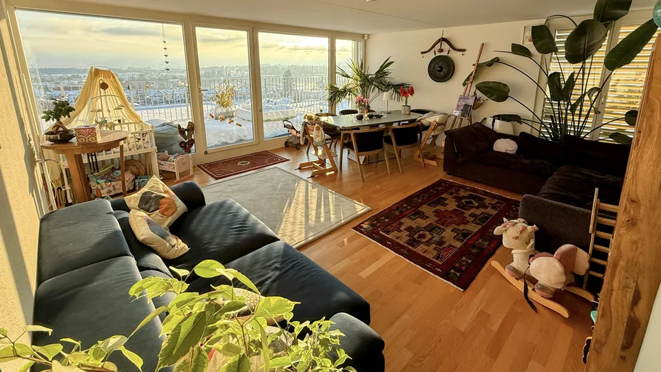 Penthouse Wohnung mit fantastischer Sicht und Terrasse.