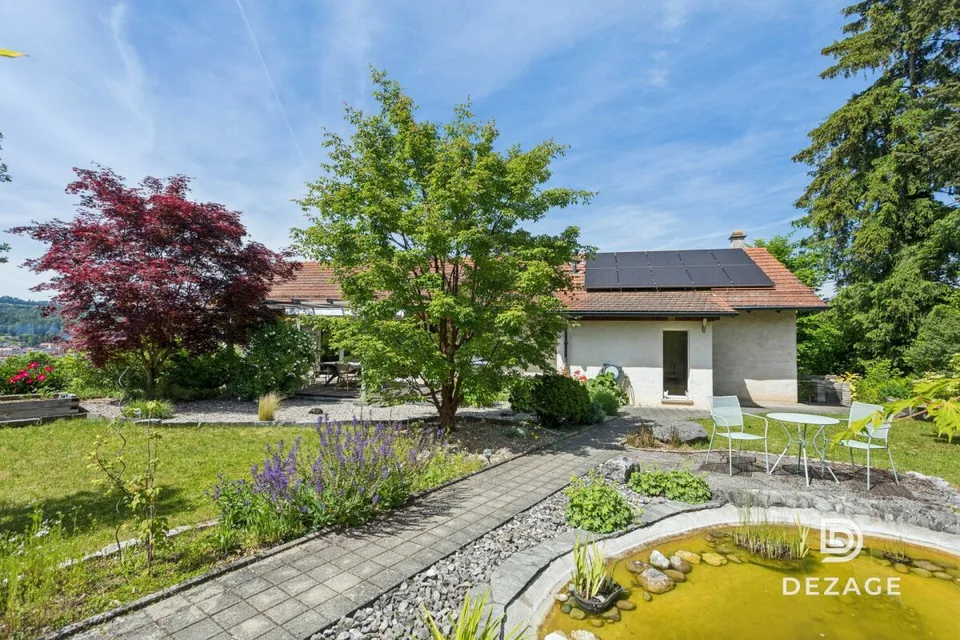 Villa in Curtilles: The calm of the countryside, just two steps from Lucens