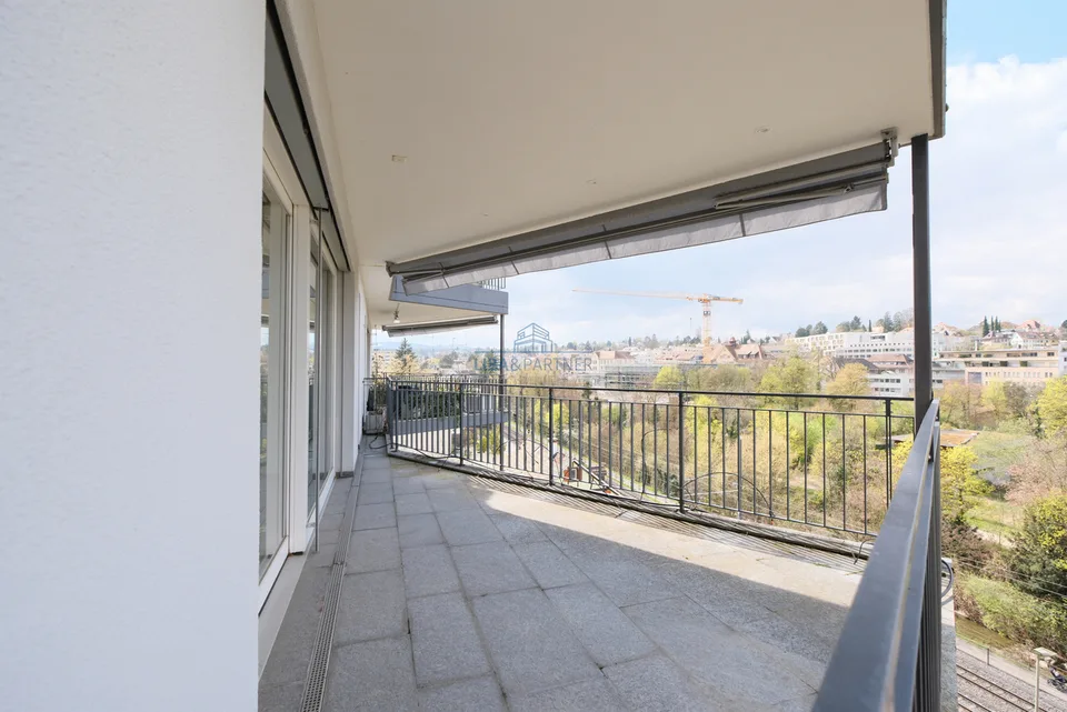 Attika-Maisonette mit unverbaubarem Weitblick über Binningen & Basel