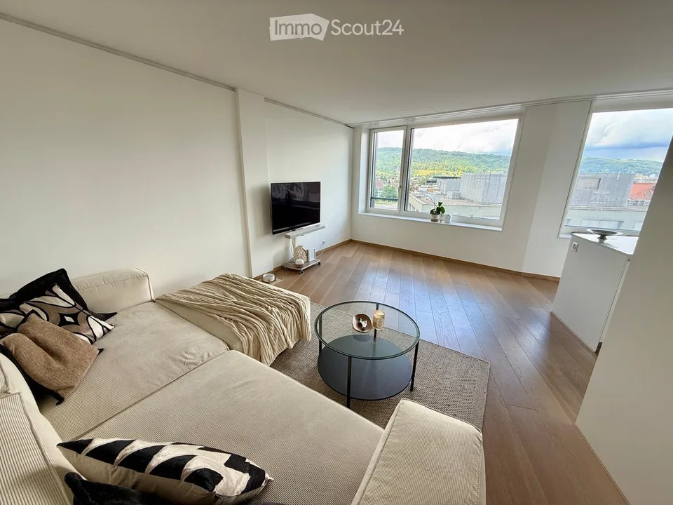 Moderne 3.5-Zimmer-Wohnung mit Balkon und Aussicht in Dietikon