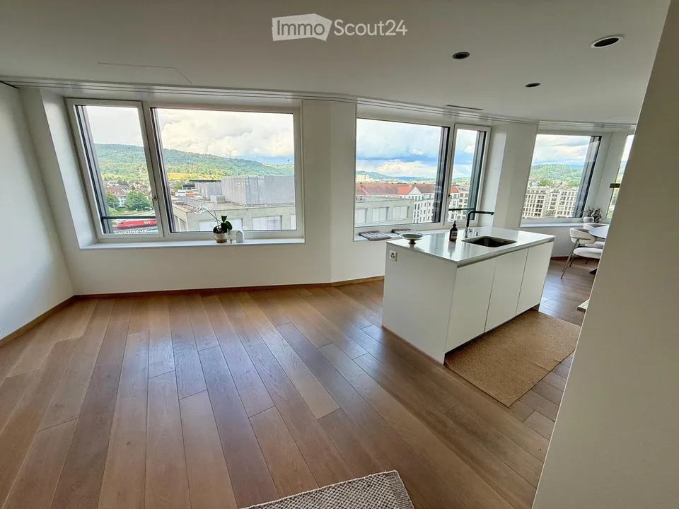 Moderne 3.5-Zimmer-Wohnung mit Balkon und Aussicht in Dietikon