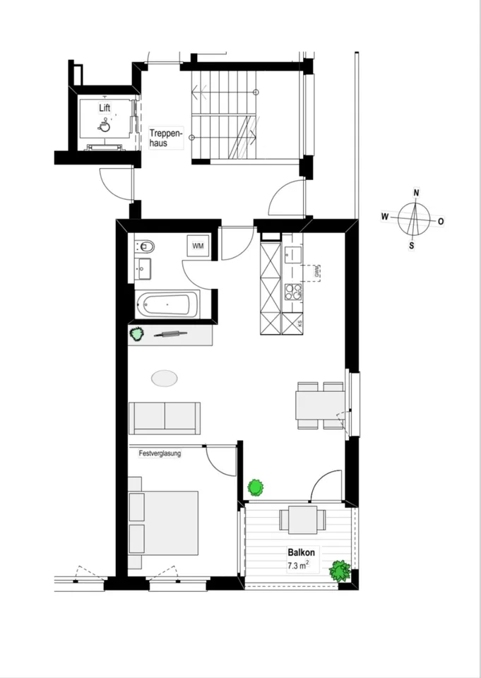 Helle NeubauwohnungHelle Neubauwohnung im 1. Stock zu vermieten: