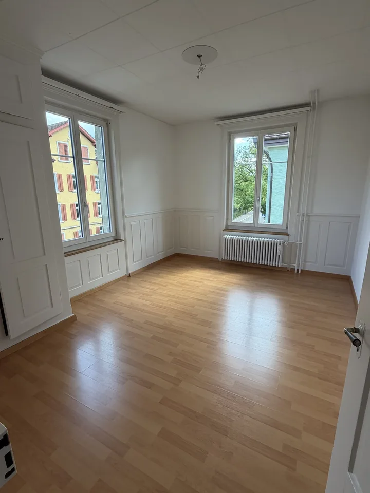 Two shared flat rooms in a beautiful old building