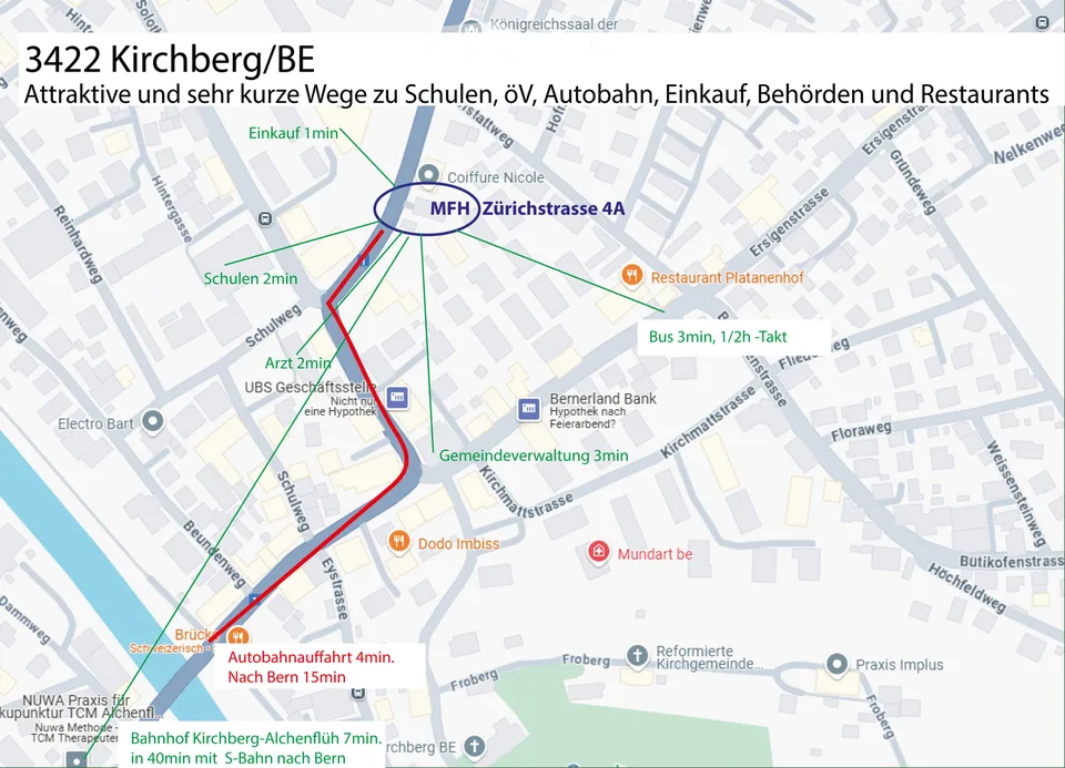 Helle 4-Zimmer-Dachwohnung in Kirchberg BE – sofort verfügbar