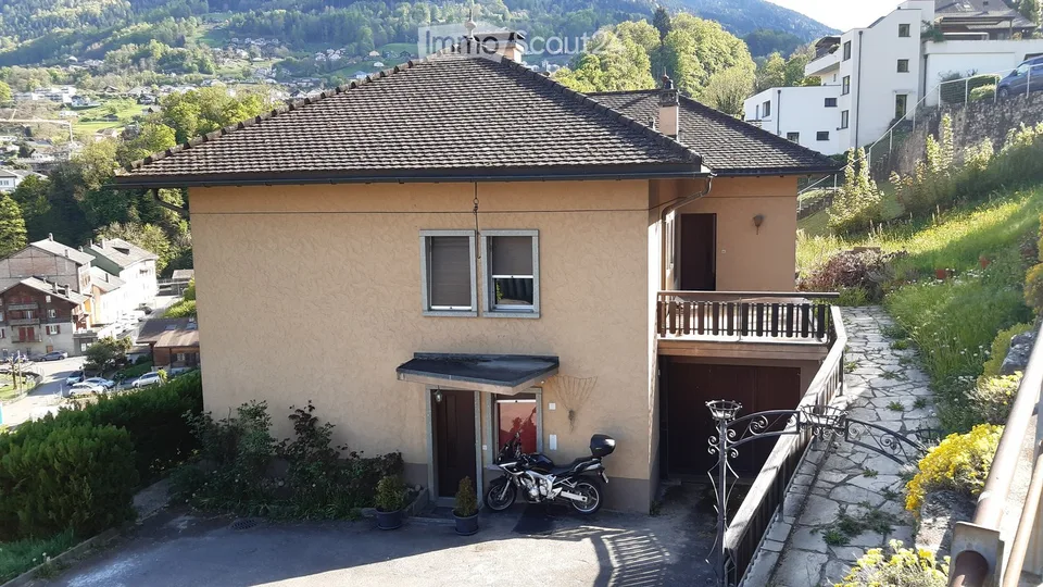 Villa 2 appartements proximité immédiate du centre de Monthey