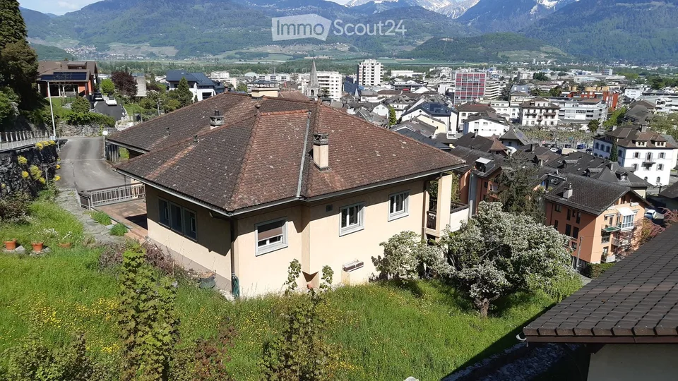 Villa 2 appartements proximité immédiate du centre de Monthey