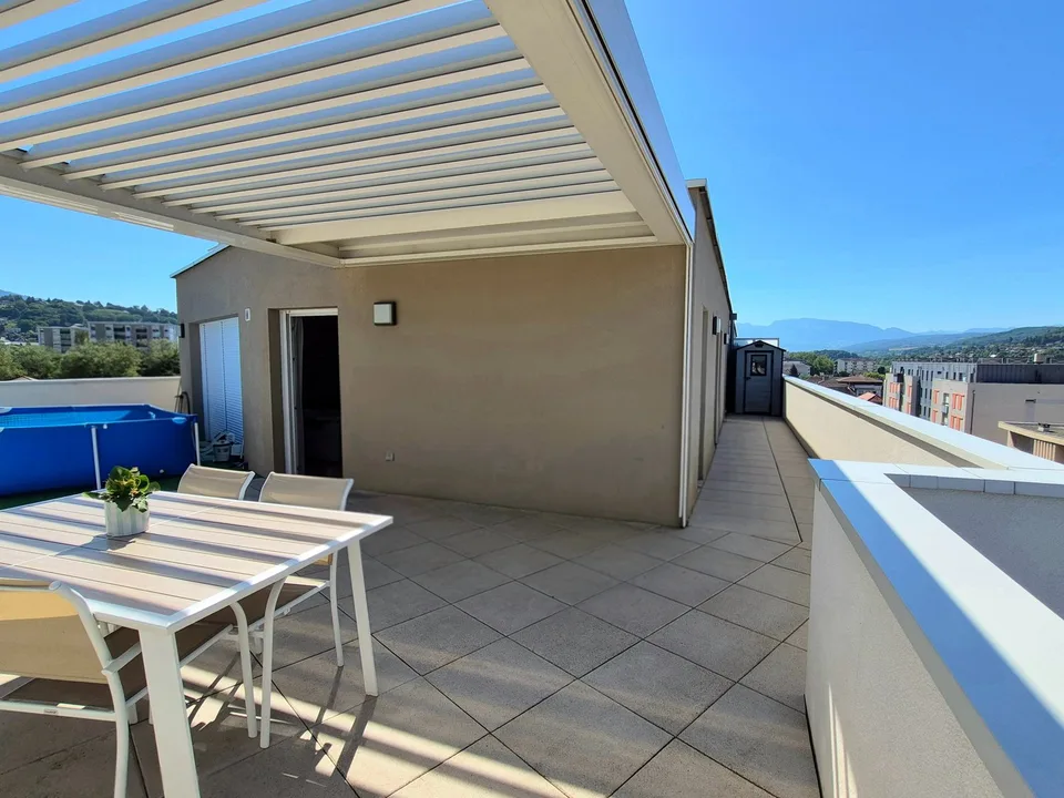 Attika-Wohnung T4 mit Ausnahme Panoramablick auf Berge 92 m² Terrasse von 80 m² – Foto 11 von 13