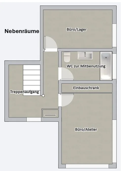 Bürofläche mit Panoramablick in Ennetbürgen – sofort verfügbar