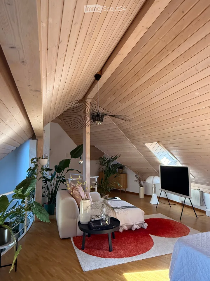 Duplex-Wohnung 3.5 Zimmer / 120m2 - Blick auf Schloss & See