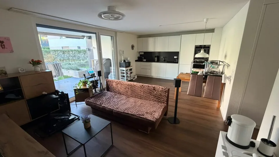 Modern 2.5-room garden apartment on the ground floor for rent