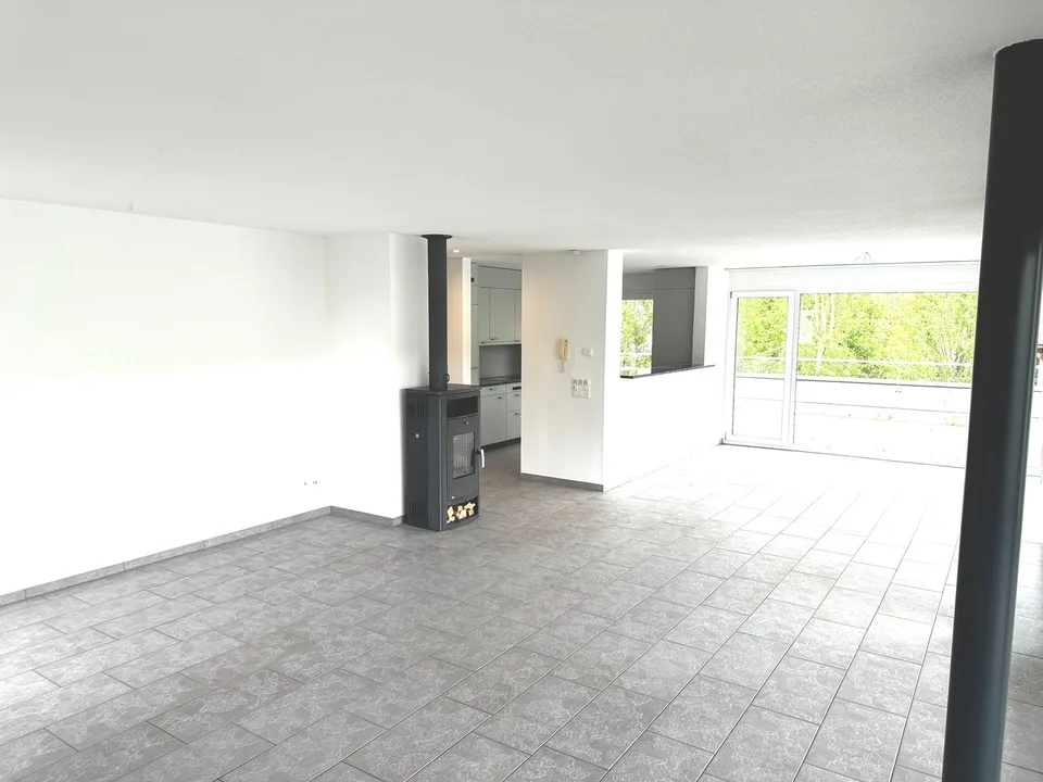 Appartement attique spacieux 6 pièces avec cheminée et grande terrasse