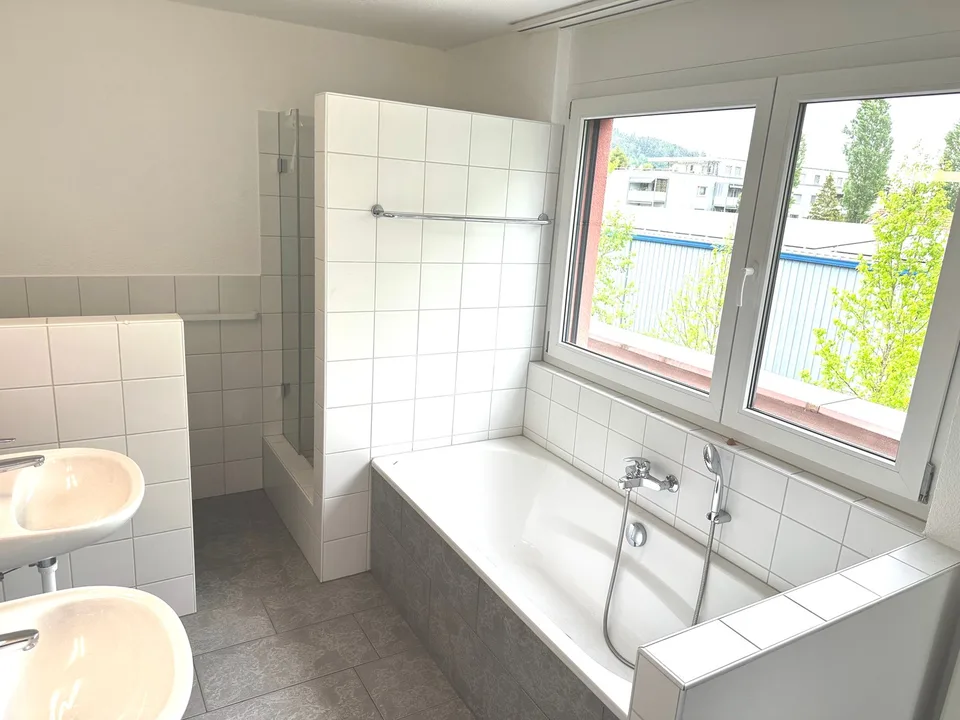 Appartement attique spacieux 6 pièces avec cheminée et grande terrasse