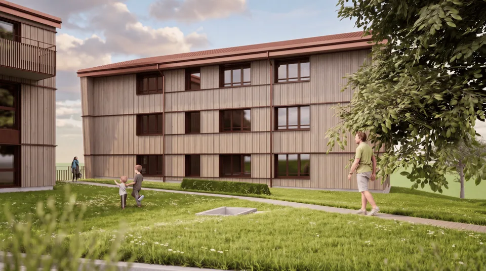 Zweieinhalb-Zimmer-Wohnung mit eigenem Garten – Foto 4 von 7
