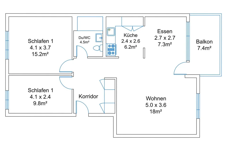 Appartamento di lusso 3.5 locali esclusivo – appena ristrutturato & pronto per essere occupato!