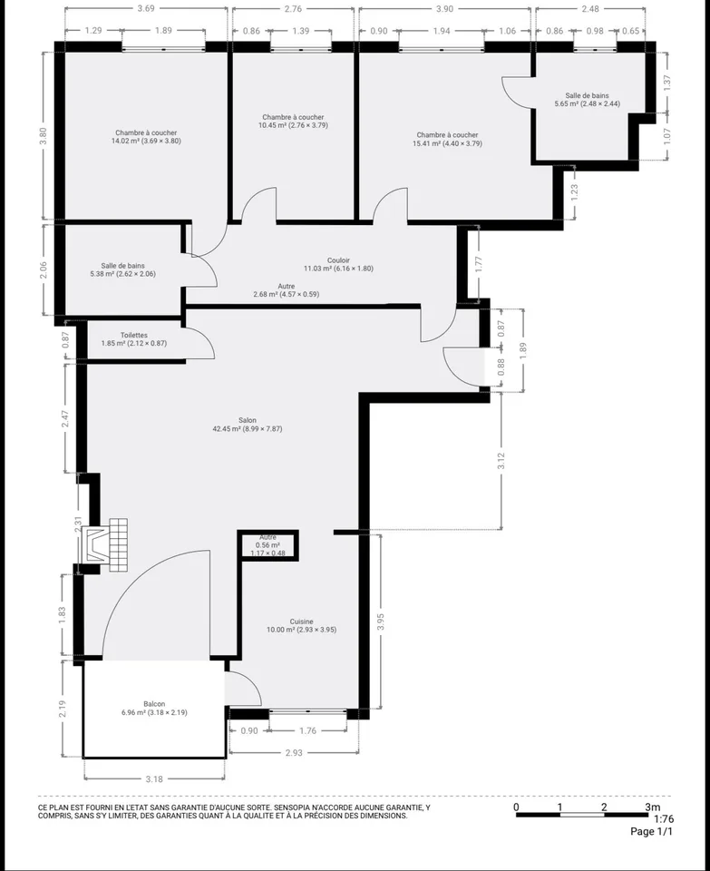 Geräumige 5.5-Zimmer-Familienwohnung mit Balkon und Parkplatz in Carouge