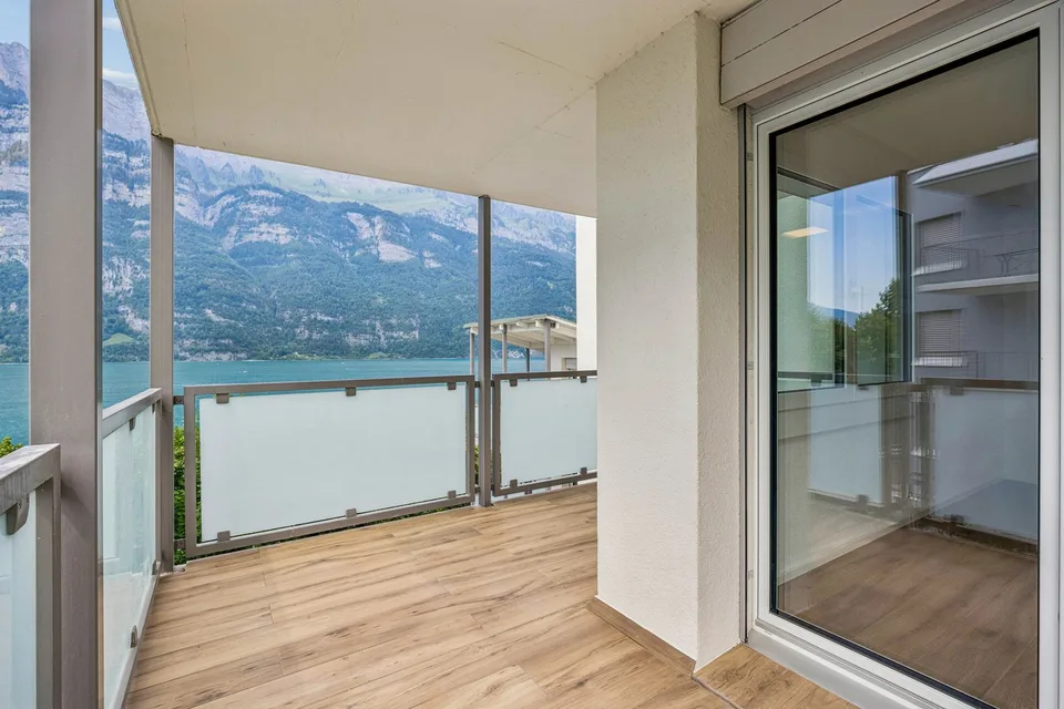 Exclusive 3.5-room apartment as a second home with a dreamy panoramic view of Lake Walensee – photo 10 of 28