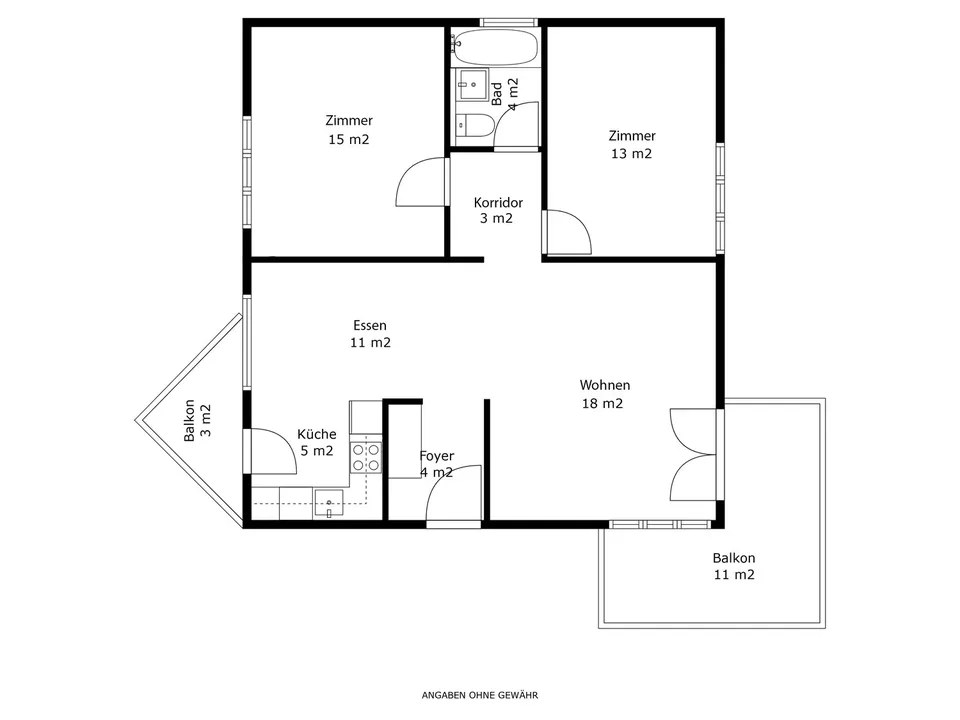 Exclusive 3.5-room apartment as a second home with a dreamy panoramic view of Lake Walensee – photo 3 of 28