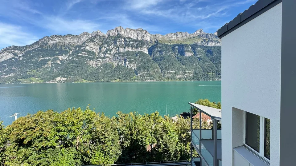 Exclusive 3.5-room apartment as a second home with a dreamy panoramic view of Lake Walensee – photo 24 of 28