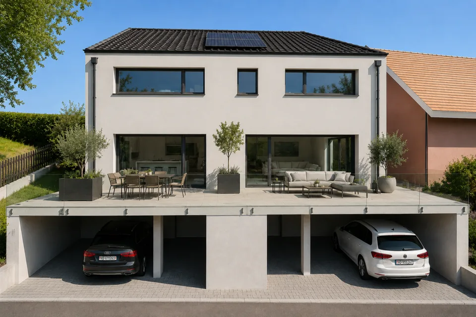 Exklusivität die Villa B in Treyvaux - 140 m² und große Terrasse von 50 m² – Foto 2 von 14