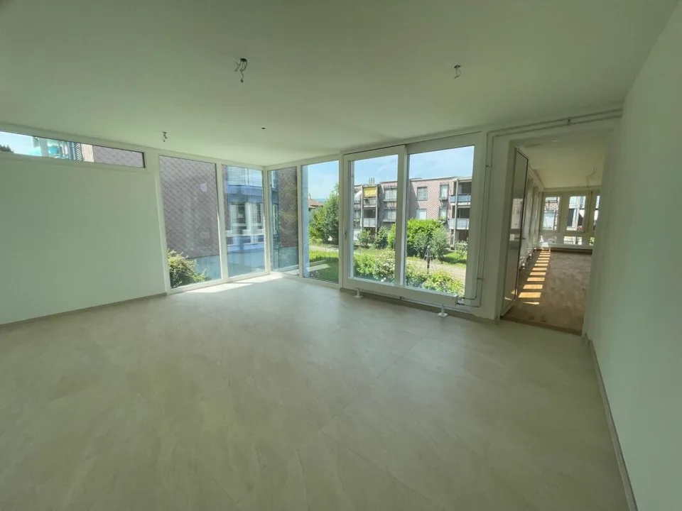 Sunny, quiet and with a large covered seating area and garden share