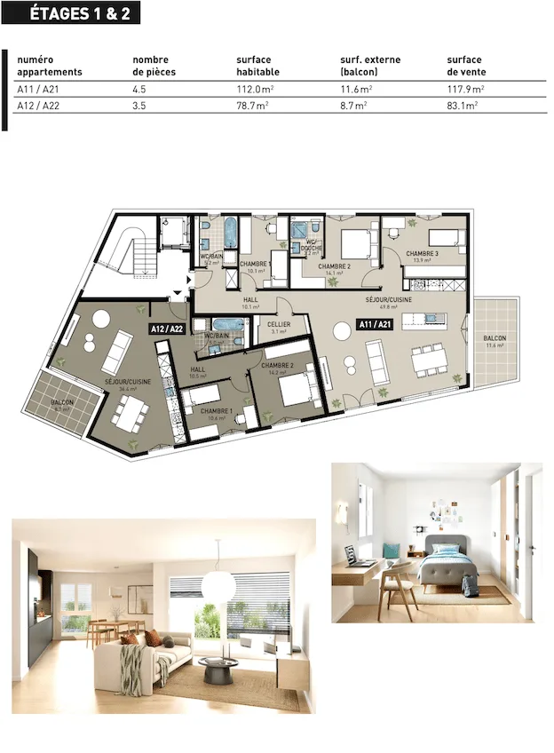 Magnifique Appartement de 4,5 pièces avec 1 place de parc à Attalens (A21) – photo 8 sur 12