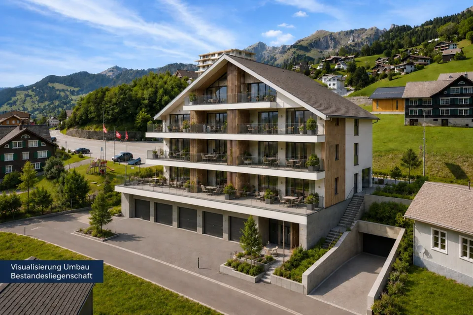 GRANDE POTENZIALE IN UNA POSIZIONE PRIVILEGIATA: HOTEL TOGGENBURG CON VISTA DA SOGNO E STRUTTURA IDEALE – foto 2 di 17