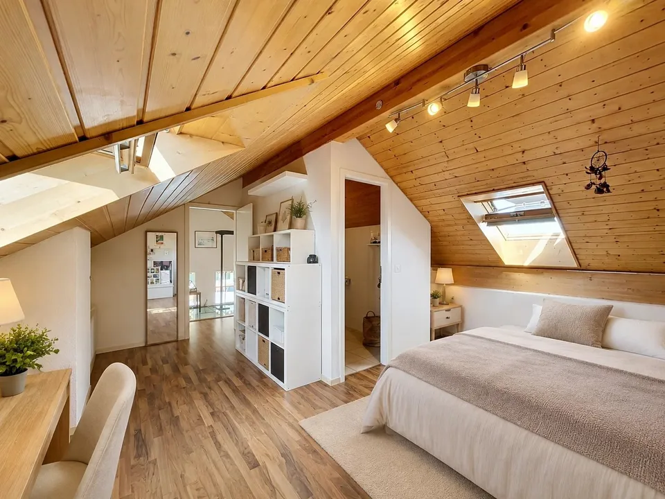 Duplex luminoso con volumi generosi nel cuore di Jorat – foto 5 di 10