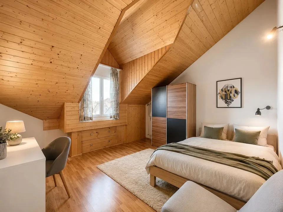 Duplex luminoso con volumi generosi nel cuore di Jorat – foto 3 di 10