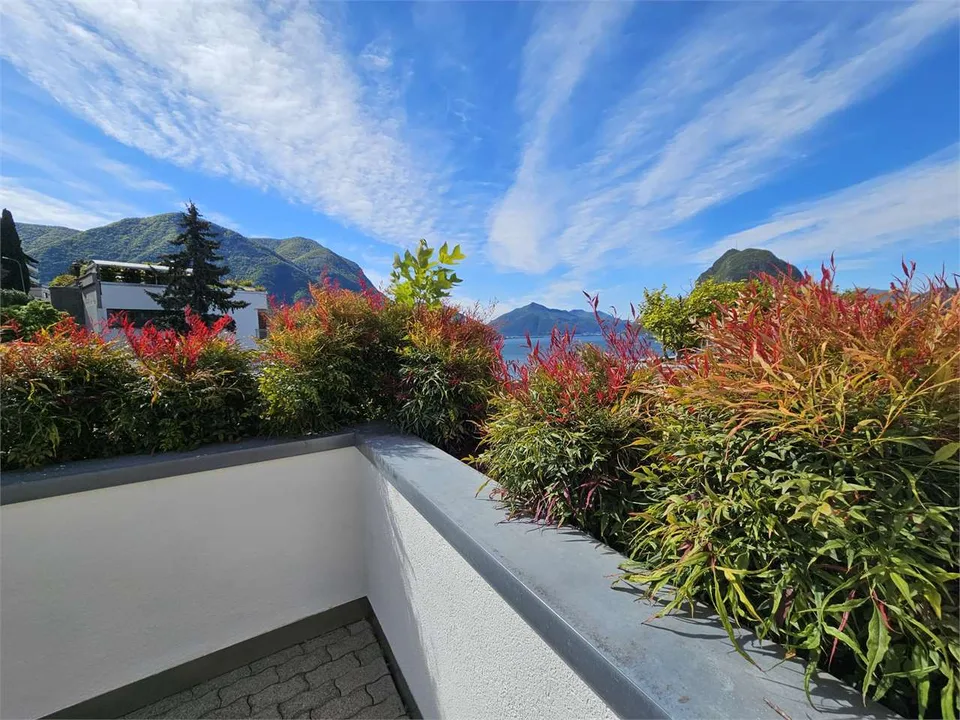 Castagnola, Einzimmerwohnung mit Terrasse und Seeblick – Foto 12 von 13